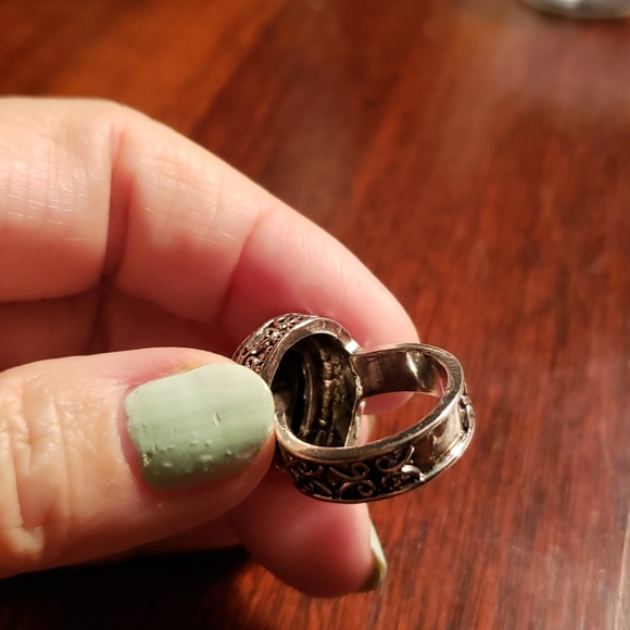 Pietersite ring 7 sterling silver - Picture 3 of 9